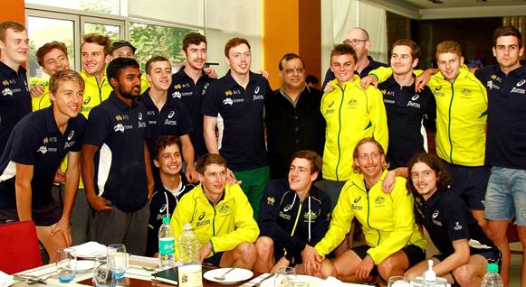fih-president-dr-narinder-dhruv-batra-meets-the-australian-hockey-team-during-his-visit-to-lucknow-today